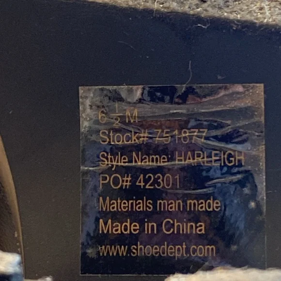 I.D. Required- Women’s Ankle Booties, in a size 6.5 B, Color: Black - Picture 12 of 16